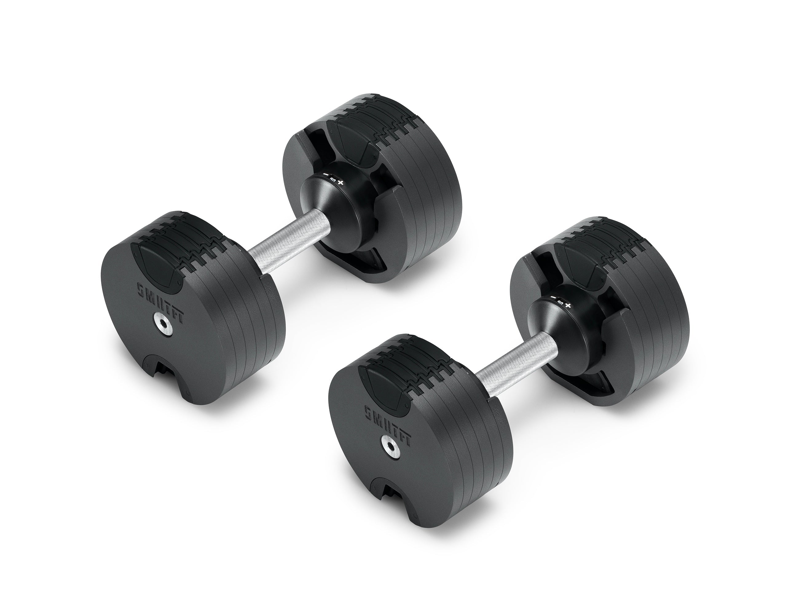 New Black 50 lbs Dumbbells Created By SMRTFT
