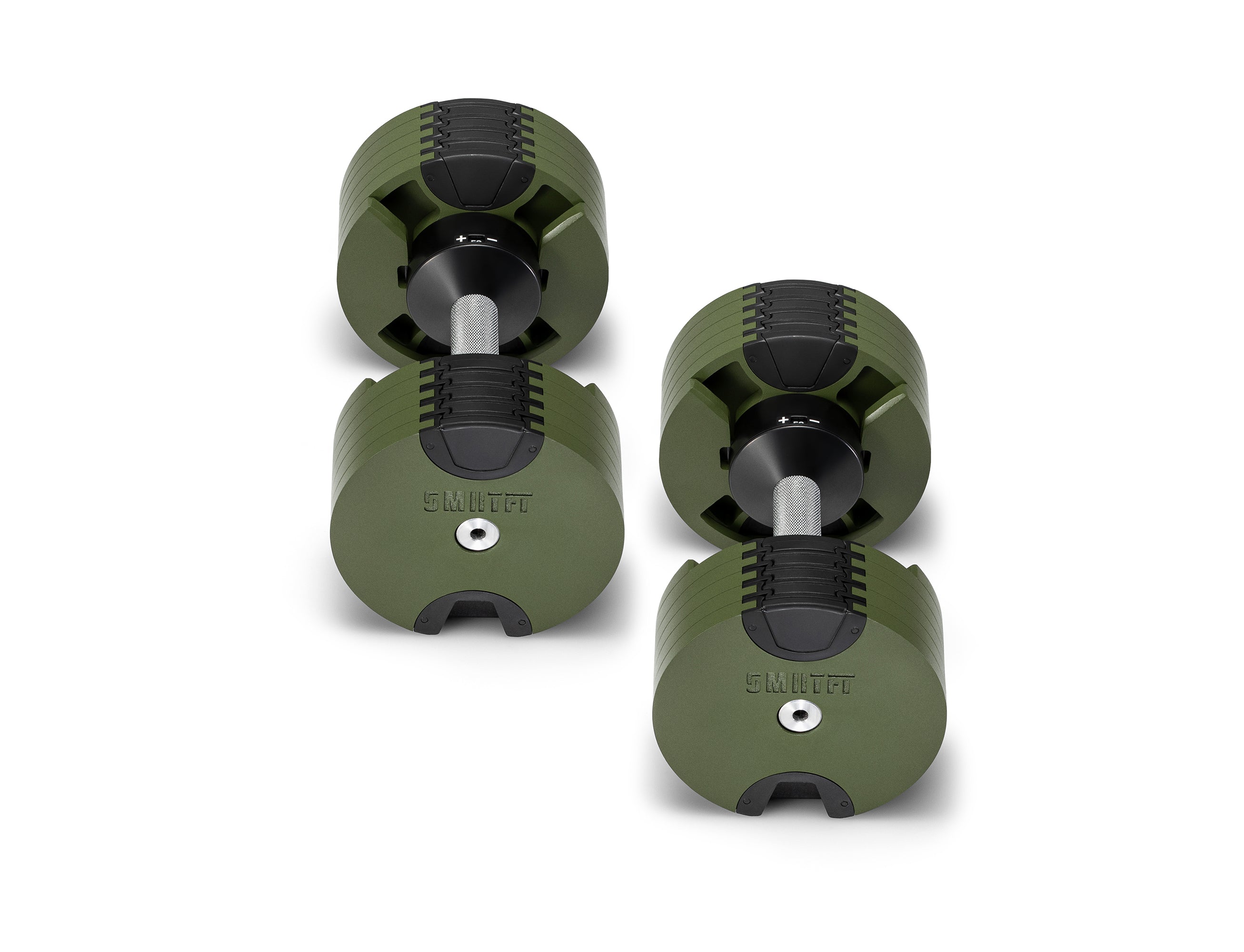NÜOBELL 50LB Tactical Adjustable Dumbbells By SMRTFT
