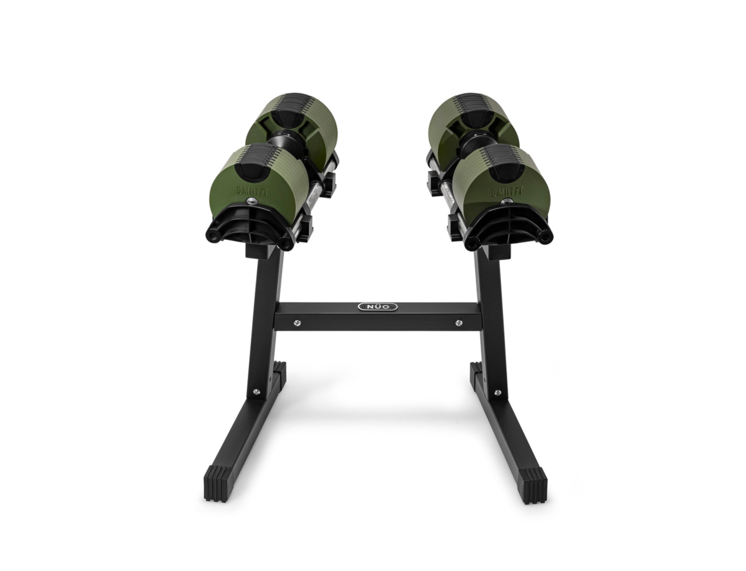 Black Rack For Adjustable Dumbbells & Nüobell 80LB Tactical By SMRTFT