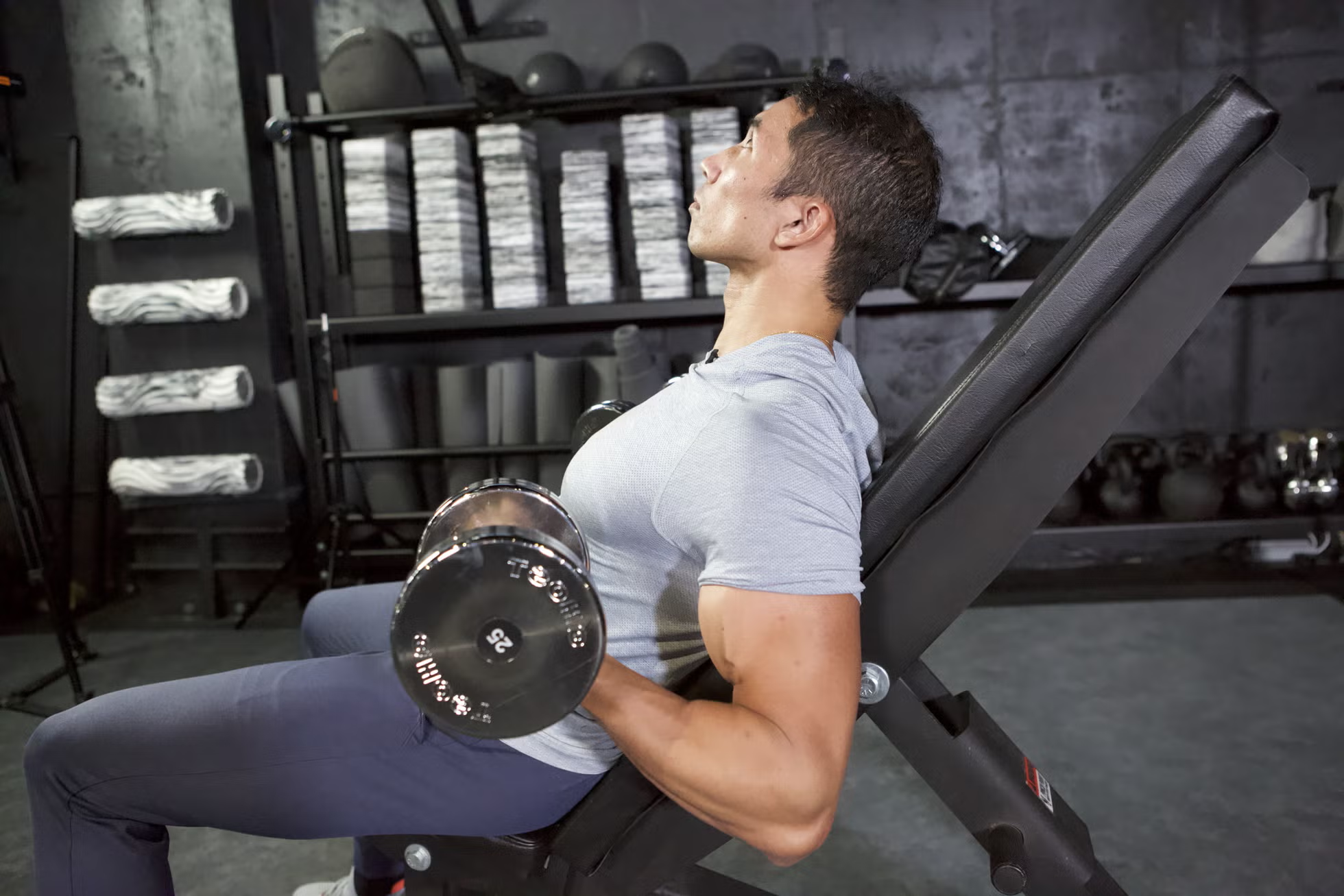 How to Do the Dumbbell Incline Curl to Build Big Arms Without Risking Your Shoulders