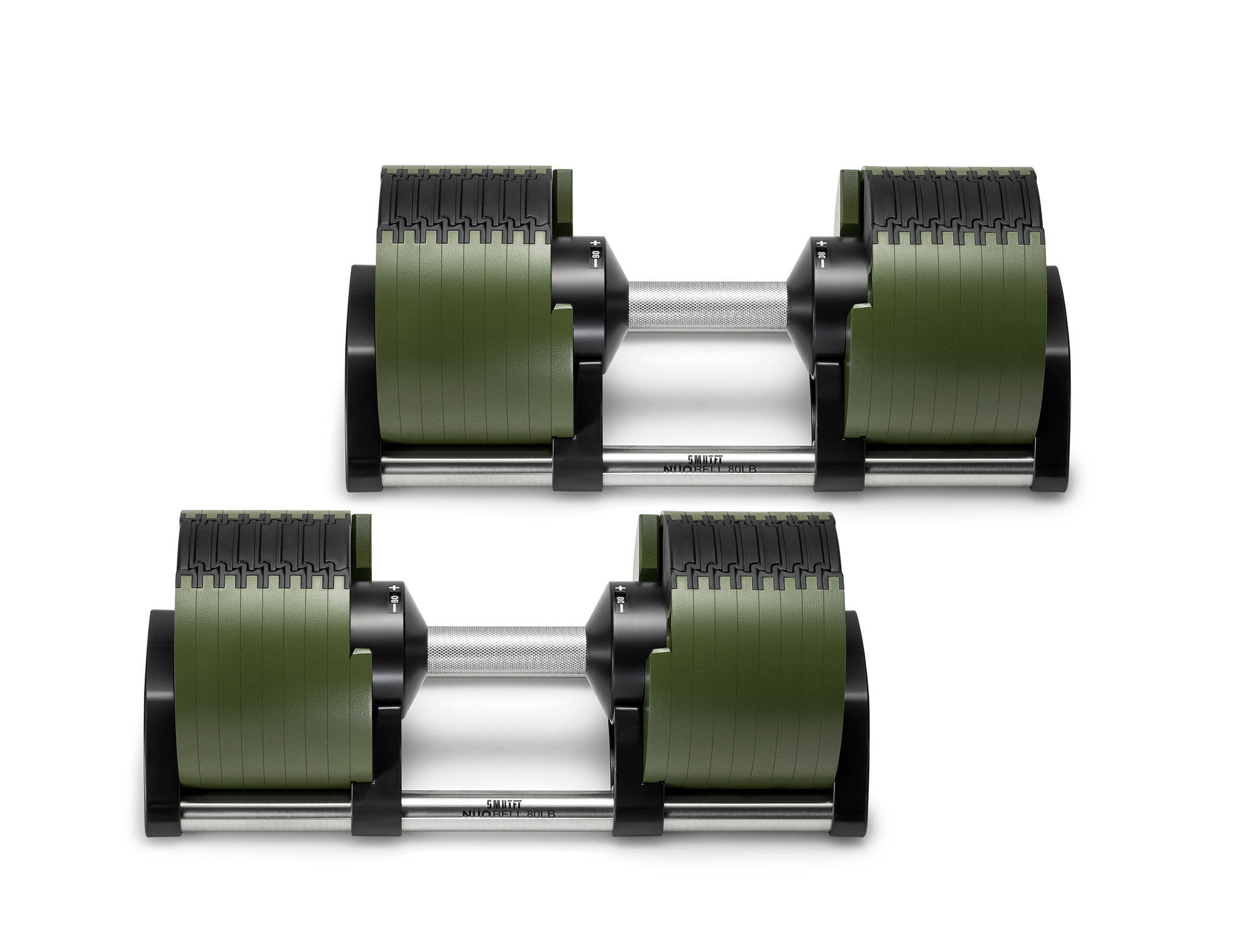 SMRTFT NÜOBELL 80LB Tactical Adjustable Dumbbells