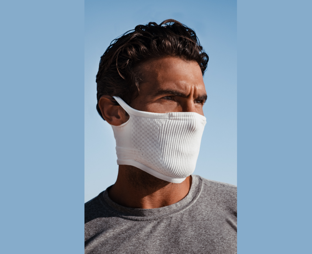 White Sport Mask For Men | Best Mask For 2021 | SMRTFT 