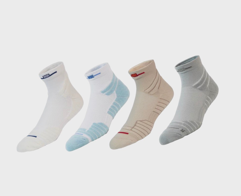 Four Pack Cushioned Socks | Ankle Socks For Men | SMRTFT 