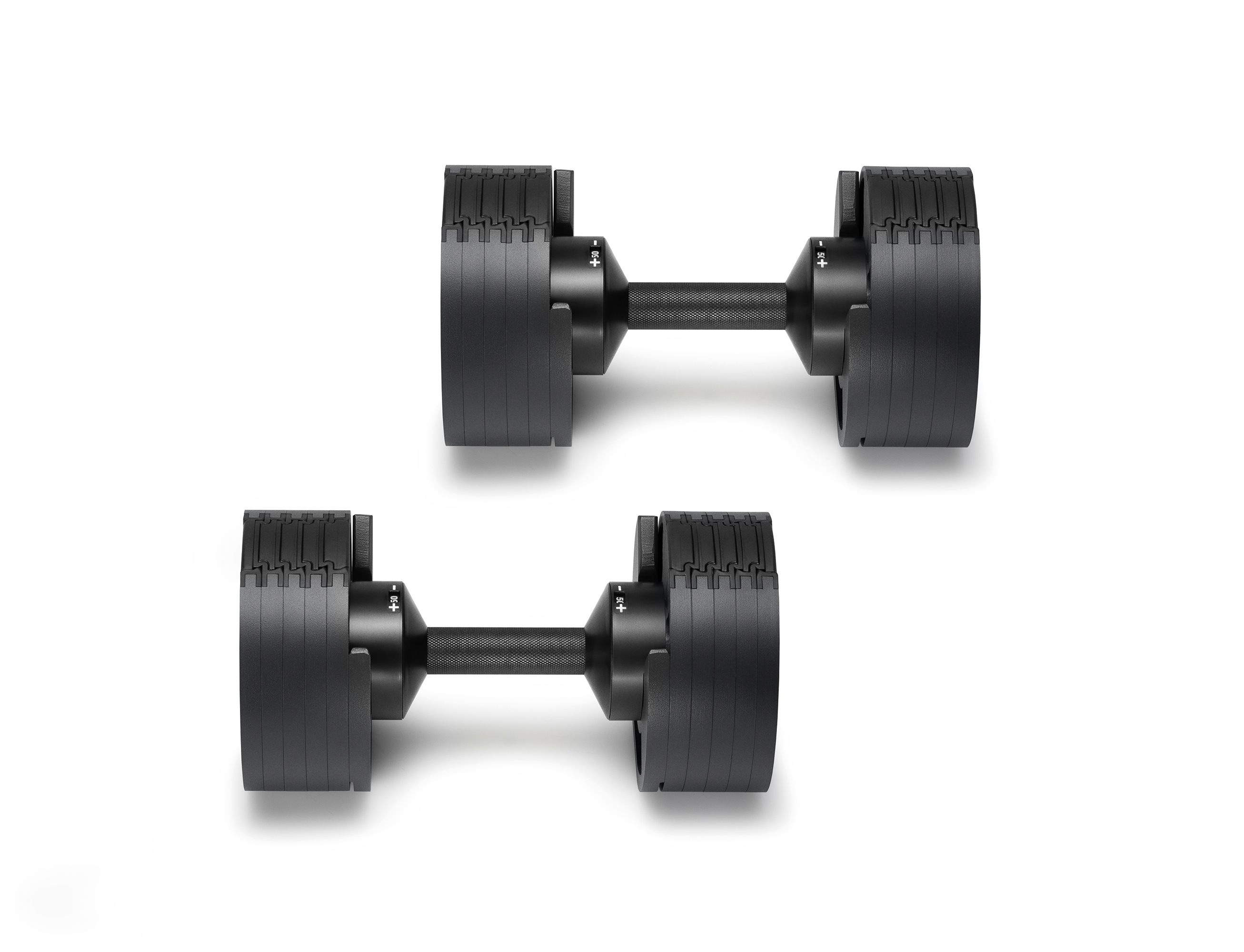Look the New Matte Black 50 lb Dumbbell Created By SMRTFT
