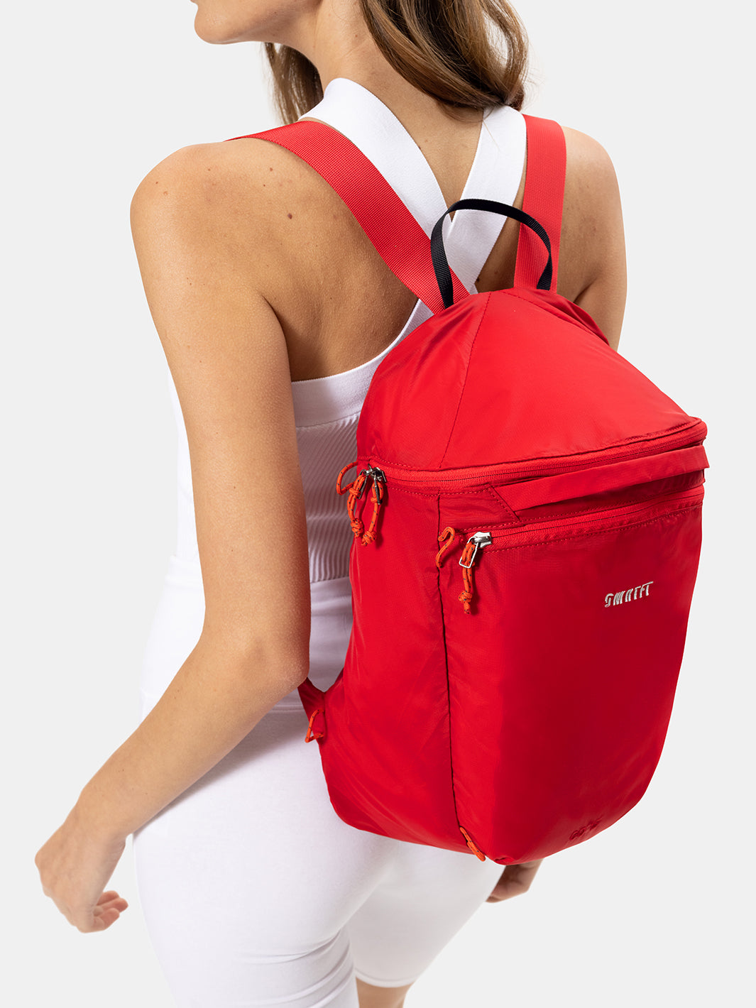 Women's Backpack | Red SMRTFT Backpack For Women 