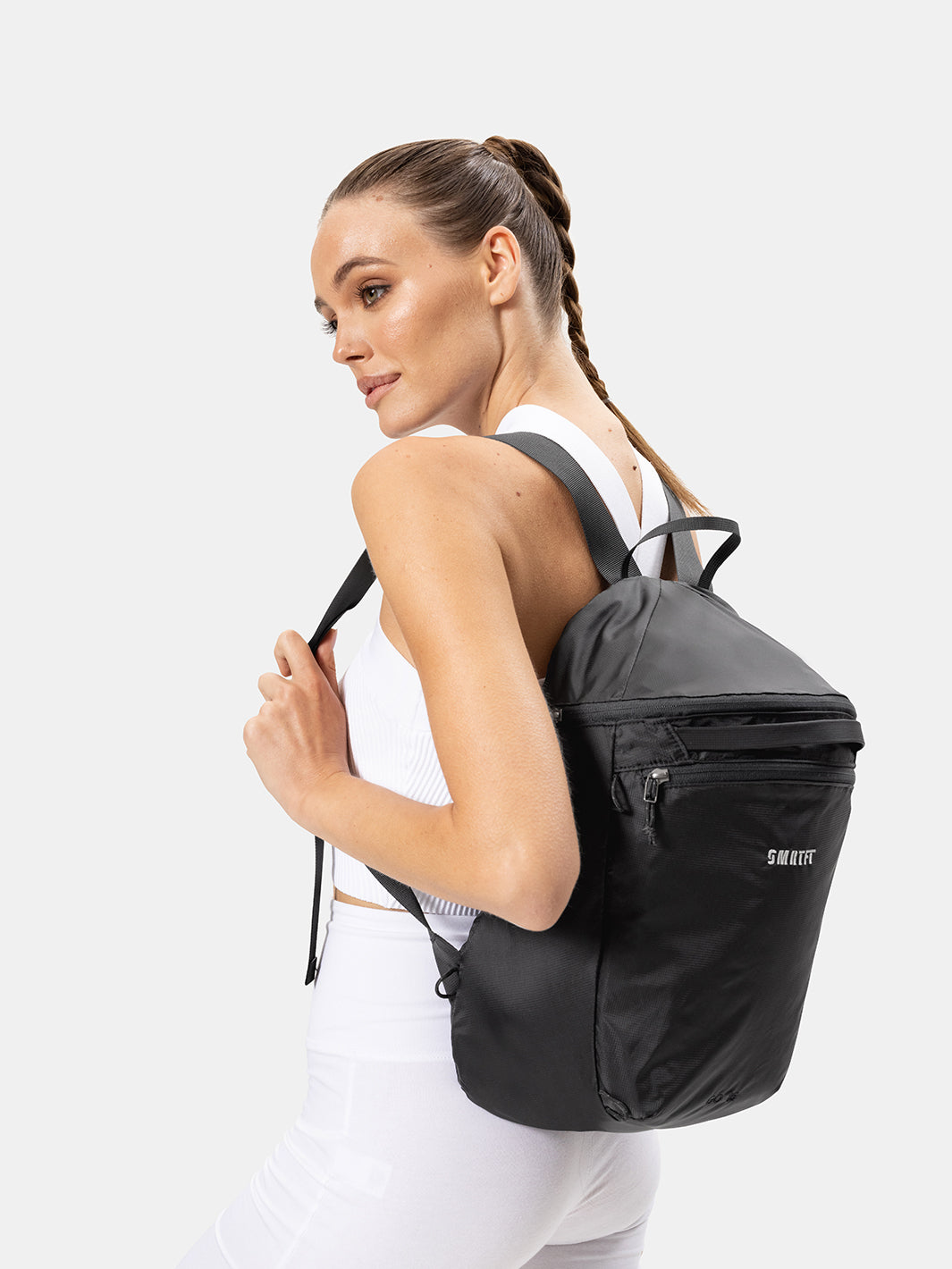 Black SMRTFT Backpack For Women | SMRTPAC GO