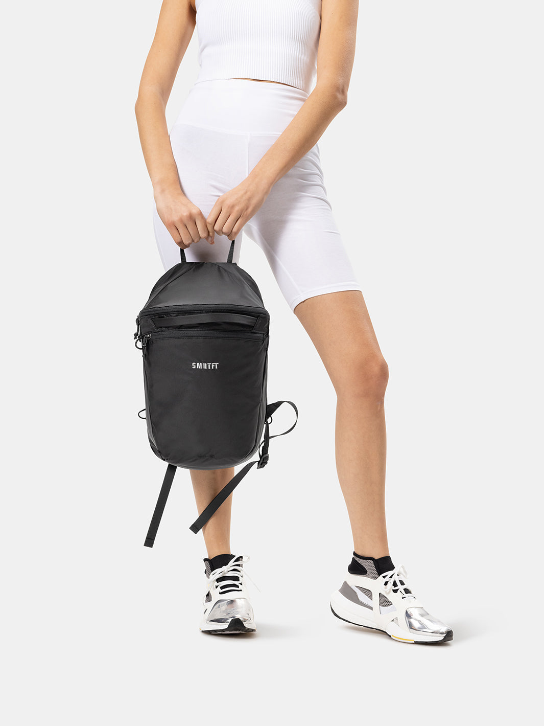 Black SMRTFT Backpack | Best Backpack For Women | SMRTPAC GO