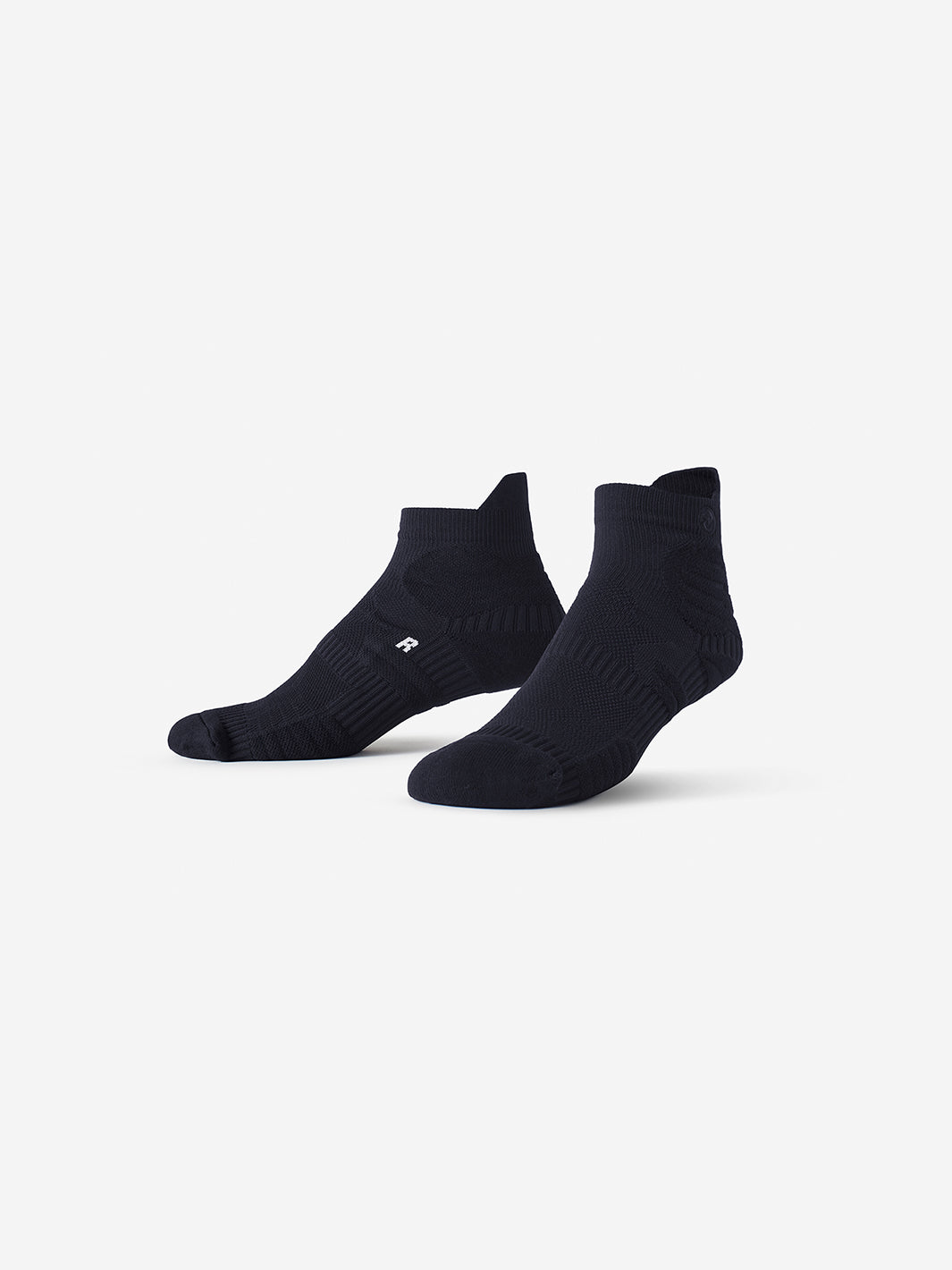 Black Cushioned Everyday Ankle Sock by SMRTFT