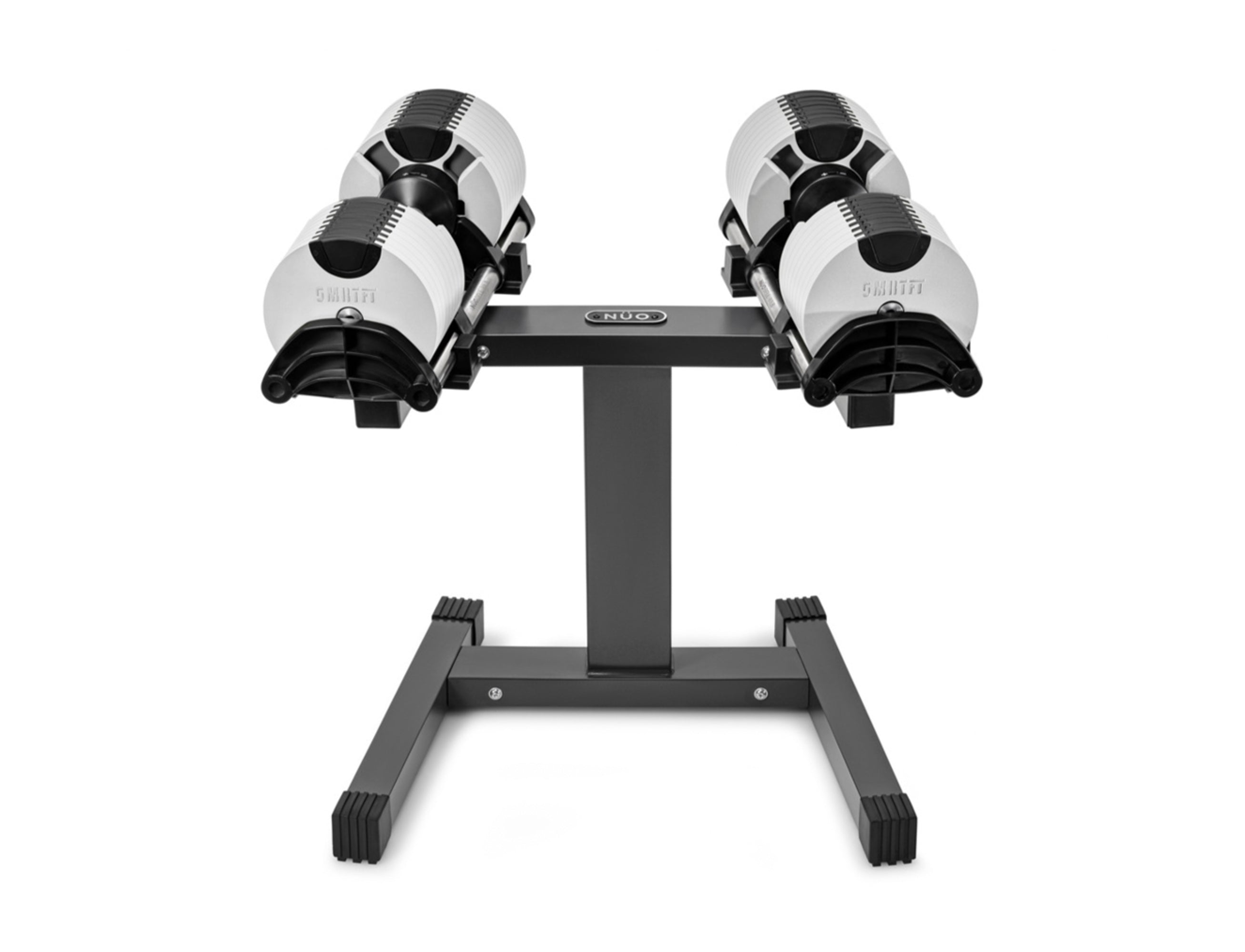 Adjustable dumbbells with online stand